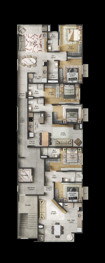 Apartamento para Venda em Navegantes, Gravata — foto 3